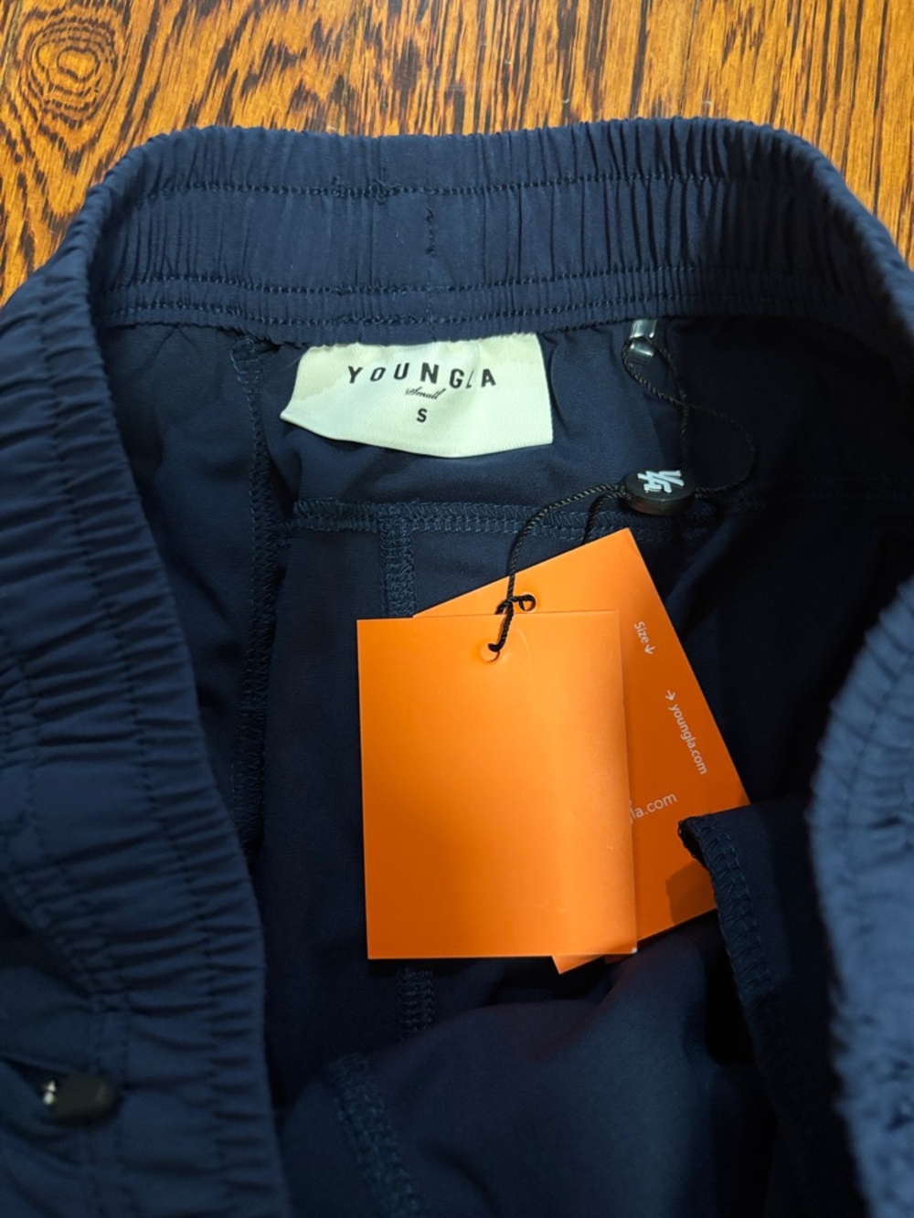 YoungLA Navy Blue Trackpants Size: Small NWT - Picture 7 of 8